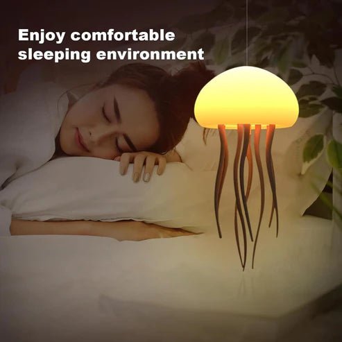 LED Jellyfish Lamp – Artificial Aquarium Mood Night Light - Saadiq.pk
