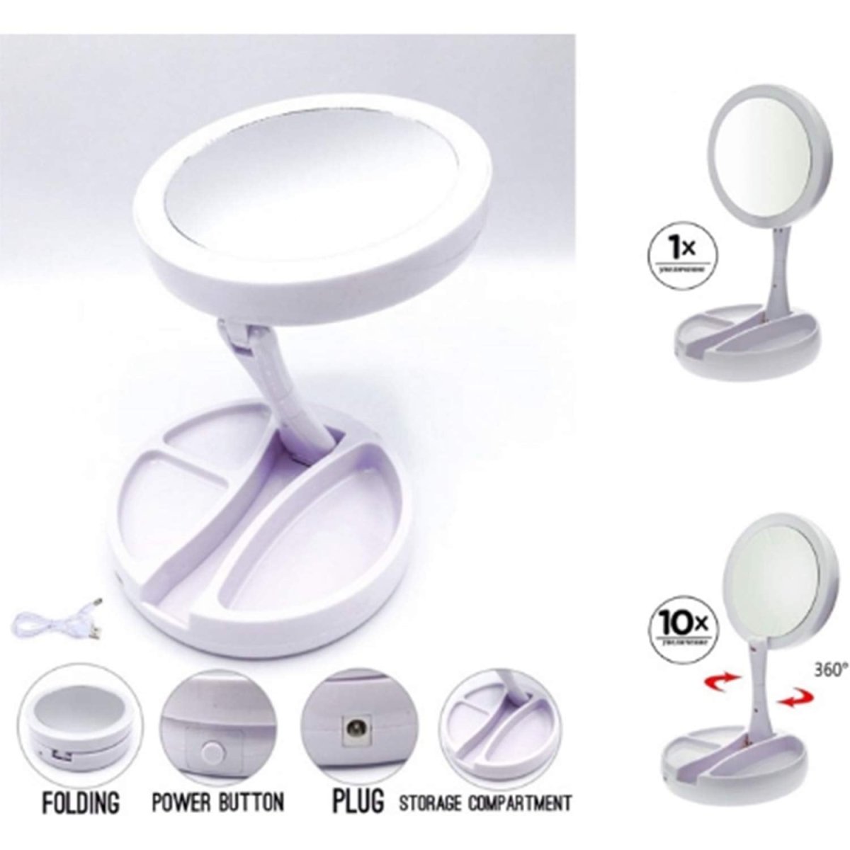 LED Light Makeup Mirror - Saadiq.pk