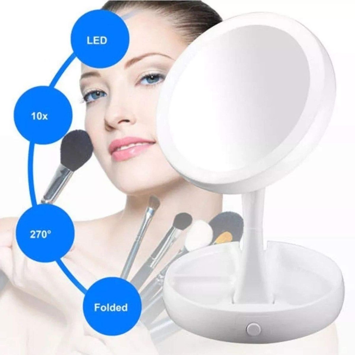 LED Light Makeup Mirror - Saadiq.pk
