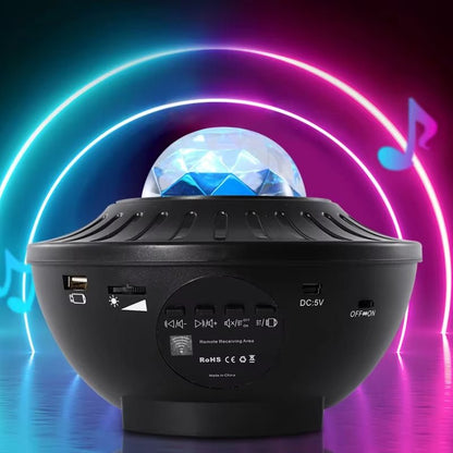 LED Star Ocean Wave Projector – Night Light with Galaxy & Ocean Effects - Saadiq.pk