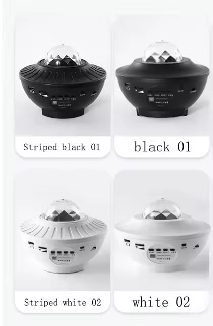 LED Star Ocean Wave Projector – Night Light with Galaxy & Ocean Effects - Saadiq.pk