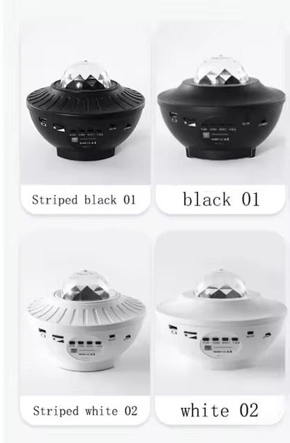 LED Star Ocean Wave Projector – Night Light with Galaxy & Ocean Effects - Saadiq.pk