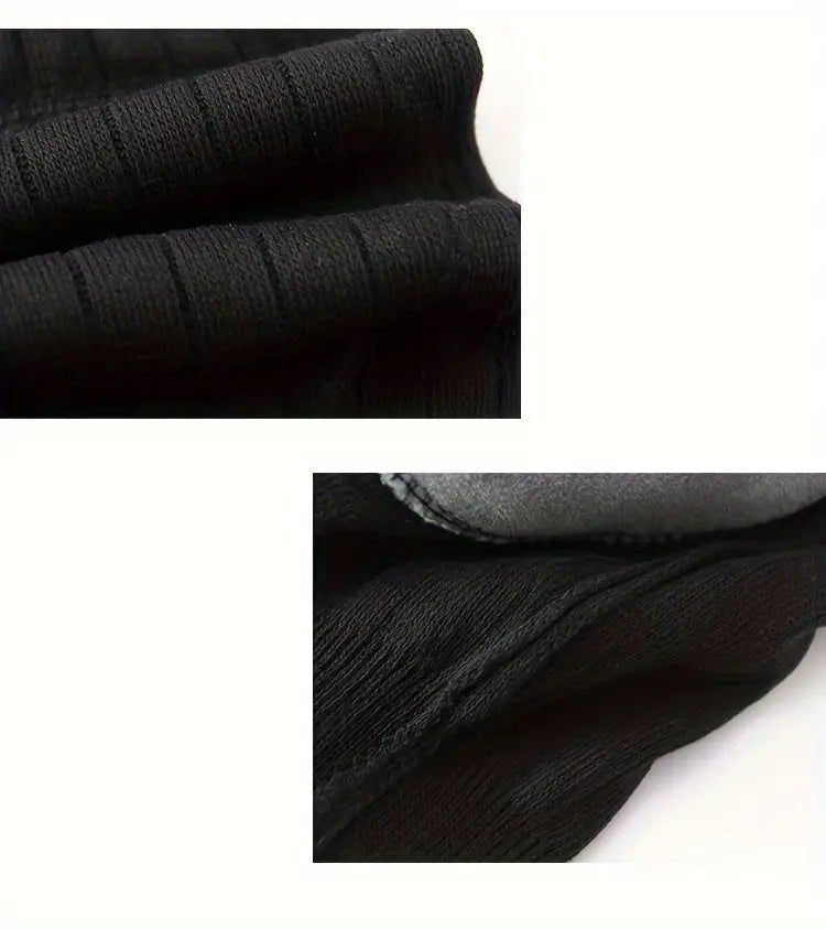 Leg Warmer,Warm Wool Knee High Winter For Men & Women High Quality Fleece Inside - Leg Warmer Warm Knee Brace Pad - Saadiq.pk