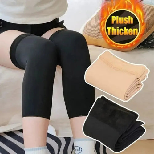 Women Men Winter Leg Warmer Warm Knee Brace Pad Thicken Knee Warmers Knee Stocking Tights