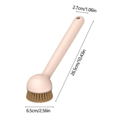 Long Handle Rotatable Dish Brush – Heavy‑Duty Kitchen Cleaning Scrubber - Saadiq.pk