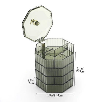 Luxury Rotating Jewelry Organizer Box - Saadiq.pk