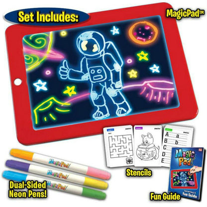 Magic 3D Drawing Board for Kids – Creative Scratch Art Painting Kit with 3D Glasses - Saadiq.pk