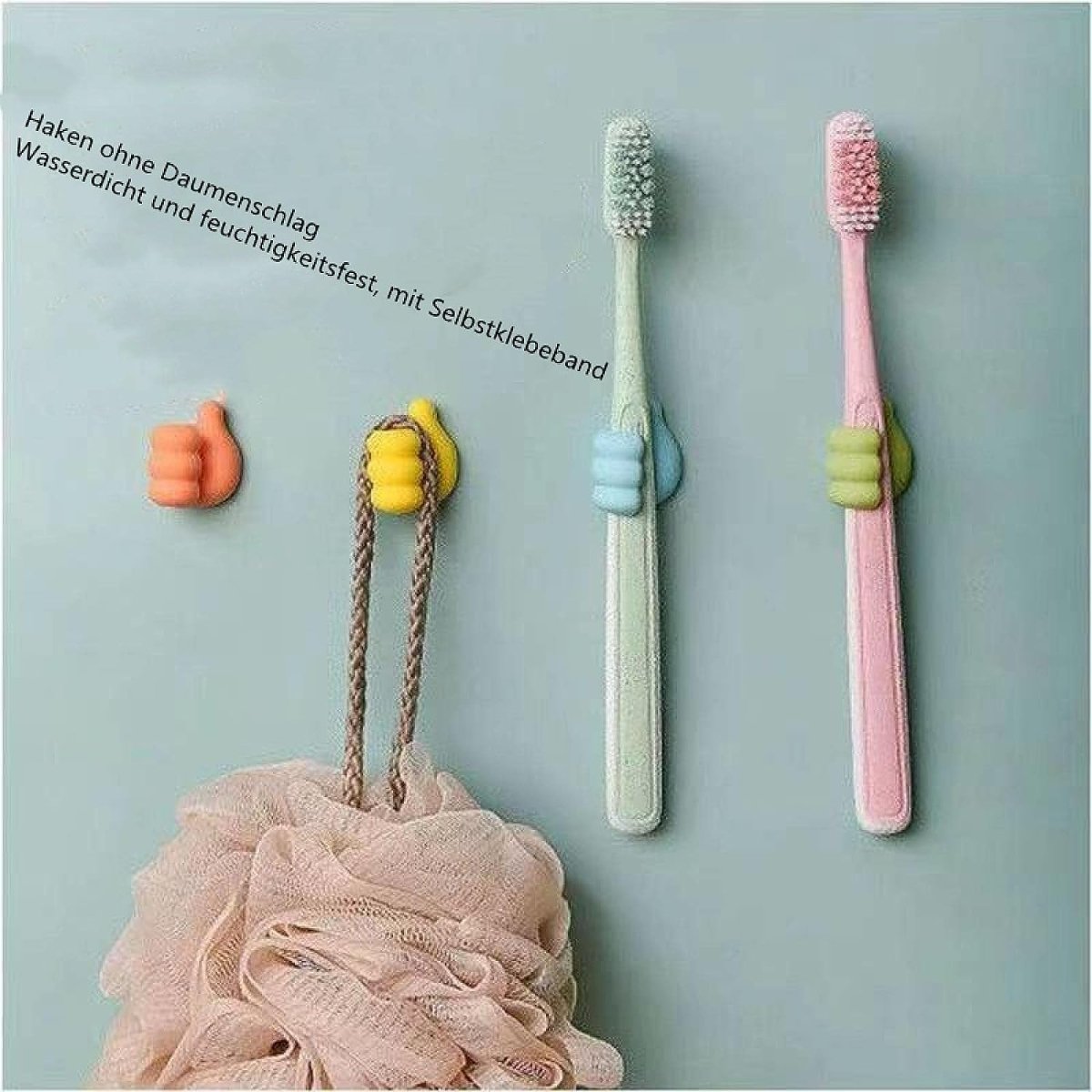 Magnetic Thumb Hook – No - Drill Wall Organizer for Home & Office - Saadiq.pk