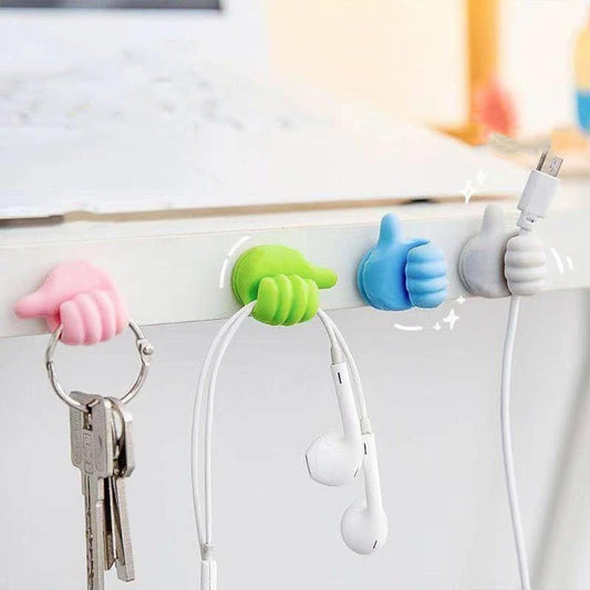 Magnetic Thumb Hook – No - Drill Wall Organizer for Home & Office - Saadiq.pk