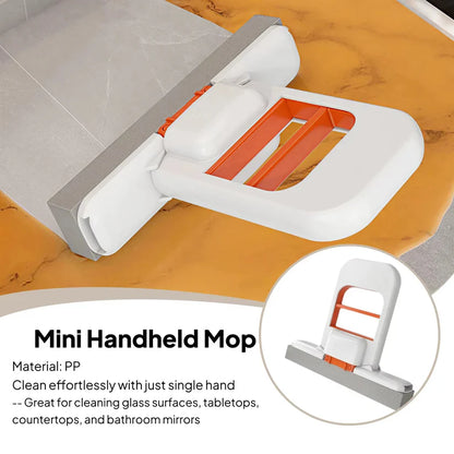 Portable Hands-Free Mini Floor Mop for Easy Cleaning