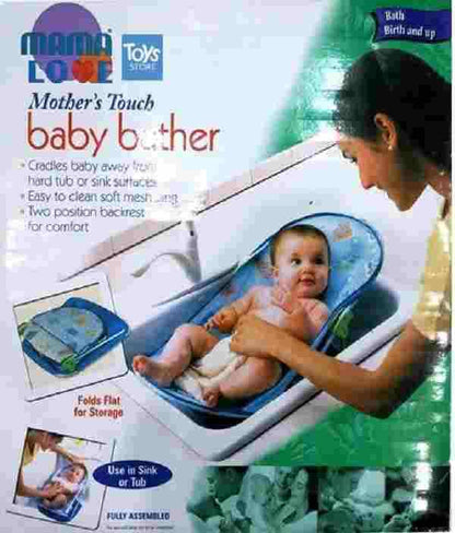 Mama Love Baby Bather – Foldable Newborn Bath Seat with Adjustable Recline - Saadiq.pk