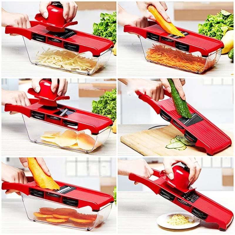 Mandoline 6 in1 Vegetable Grater - Saadiq.pk
