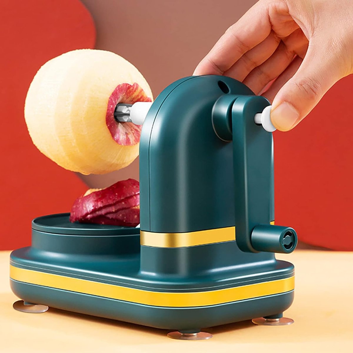 Manual Fruit Peeler Machine | Apple, Potato & Pear Peeling Tool - Saadiq.pk