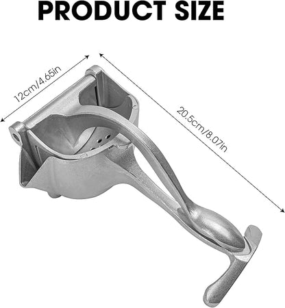 "Manual Fruit Squeezer – Aluminum Lemon & Lime Juicer | Heavy Duty Metal Citrus Press, Easy to Clean" - Saadiq.pk