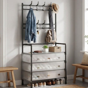 Dustproof Shoe Rack Organizer | 5/6/7 Layer Waterproof Shoe Stand | Space-Saving Storage Shelf for Home