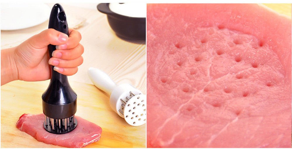 Meat Tenderizer with Stainless Steel Needles – Quick & Easy Meat Tool - Saadiq.pk