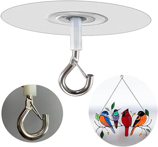 Metal Ceiling Hanging Hooks | Strong Hooks for Wind Chimes, Lamps & Decor(Pack of 2) - Saadiq.pk