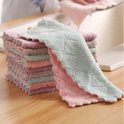 Microfiber Baby Mini Towel – Super Absorbent & Quick - Drying (Pack of 12) - Saadiq.pk