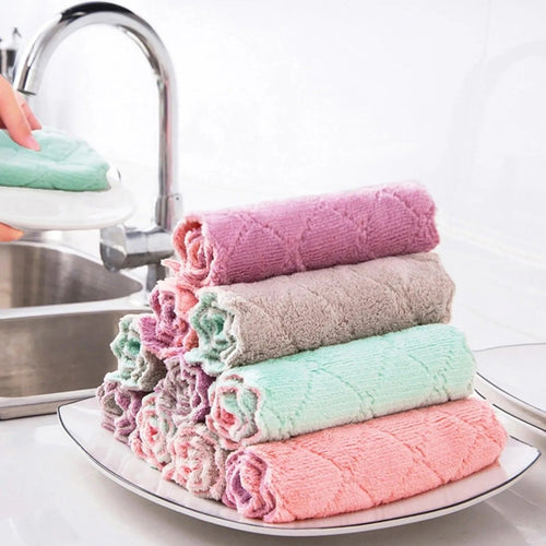 Microfiber Baby Mini Towel – Super Absorbent & Quick - Drying (Pack of 12) - Saadiq.pk