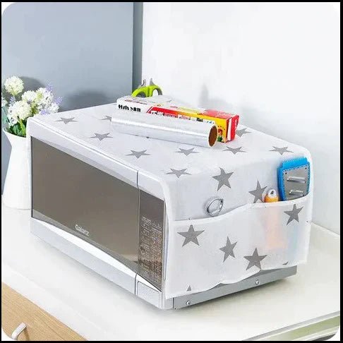 Microwave Oven Dust Cover – Protective Kitchen Accessory - Saadiq.pk