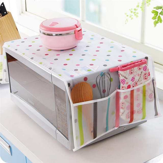 Microwave Oven Dust Cover – Protective Kitchen Accessory - Saadiq.pk