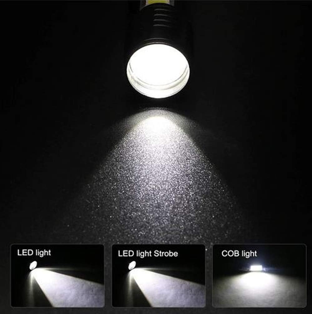 Mini 2 in 1 LED Rechargeable Flashlight – Compact Handheld Torch - Saadiq.pk