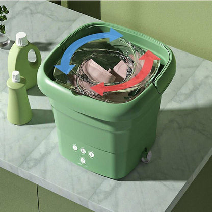 Mini Foldable Washing Machine – Portable Laundry Washer - Saadiq.pk