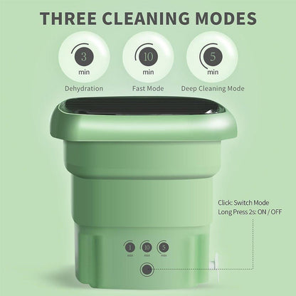 Mini Foldable Washing Machine – Portable Laundry Washer - Saadiq.pk