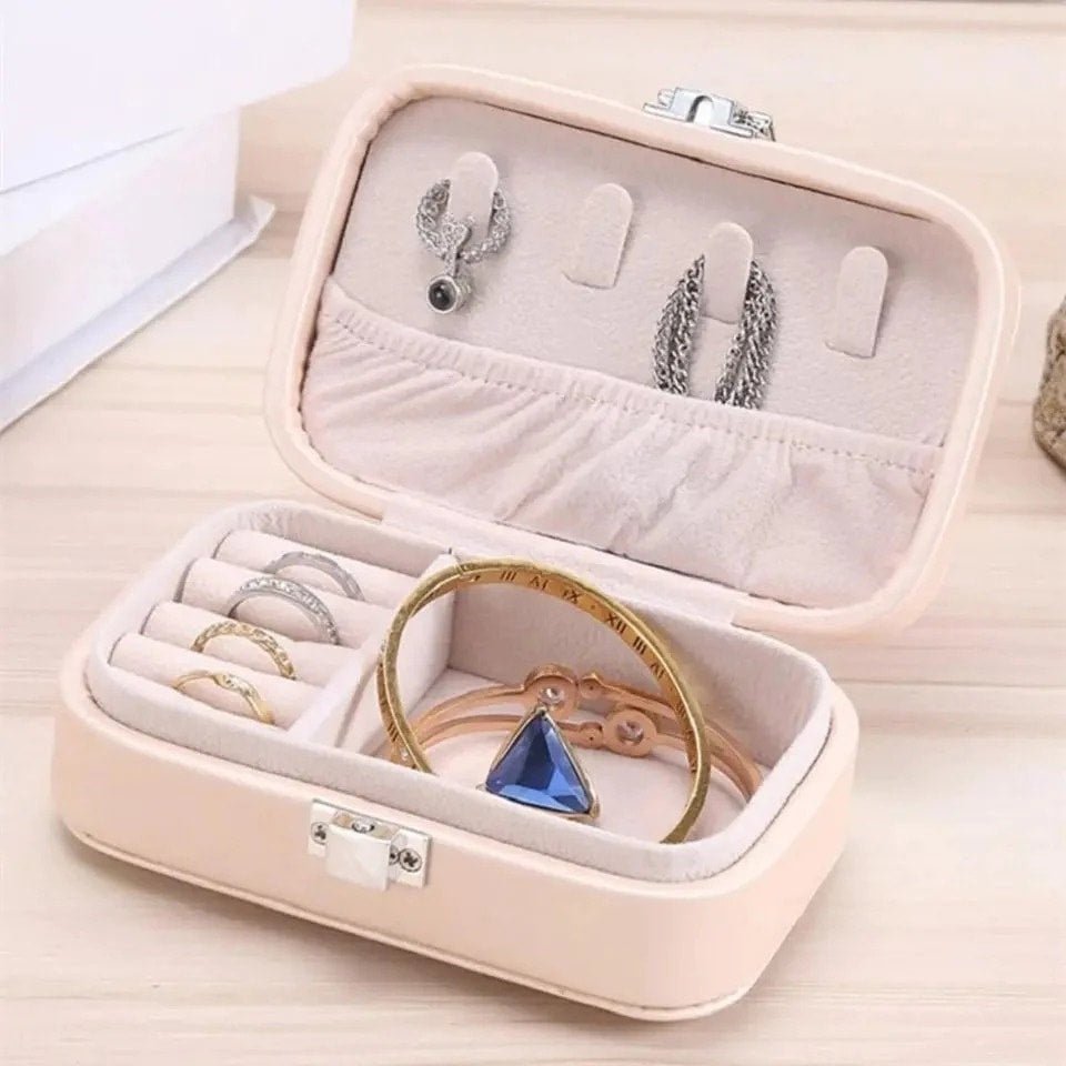 Mini Macaron Jewelry Box | Portable Travel Jewelry Organizer - Saadiq.pk