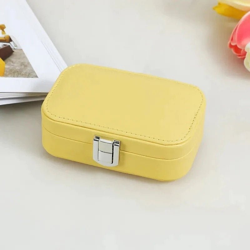 Mini Macaron Jewelry Box | Portable Travel Jewelry Organizer - Saadiq.pk