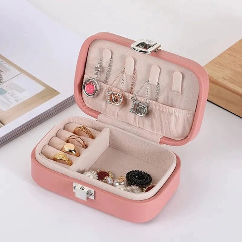 Mini Macaron Jewelry Box | Portable Travel Jewelry Organizer - Saadiq.pk