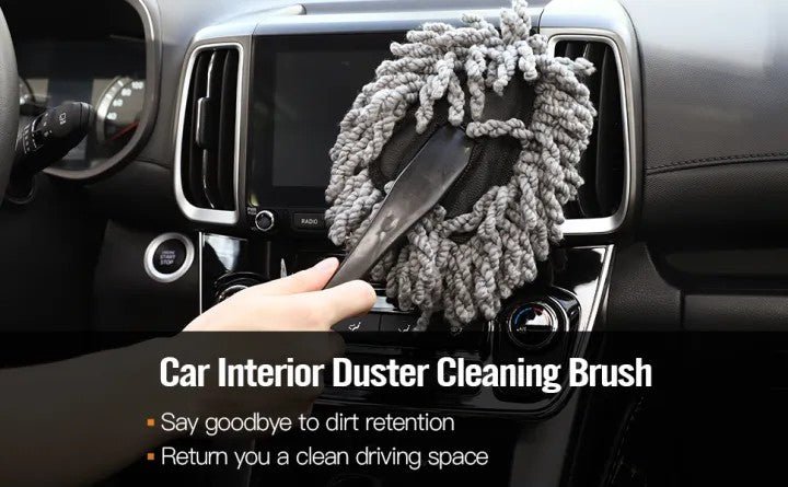 Mini Microfiber Car Duster – Portable Cleaning Brush for Cars - Saadiq.pk