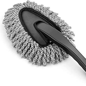 Mini Microfiber Car Duster – Portable Cleaning Brush for Cars - Saadiq.pk