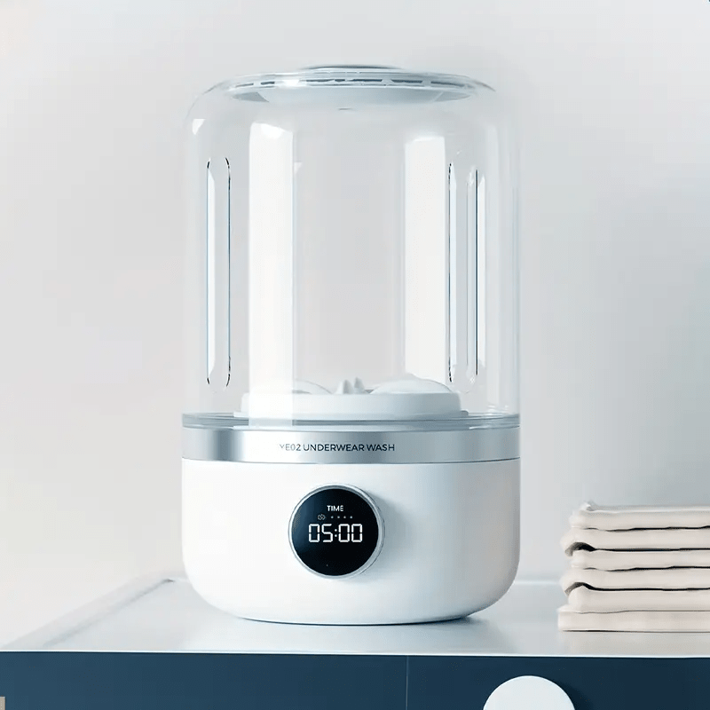 Mini Rechargeable Washing Machine – Portable Clothes Washer - Saadiq.pk