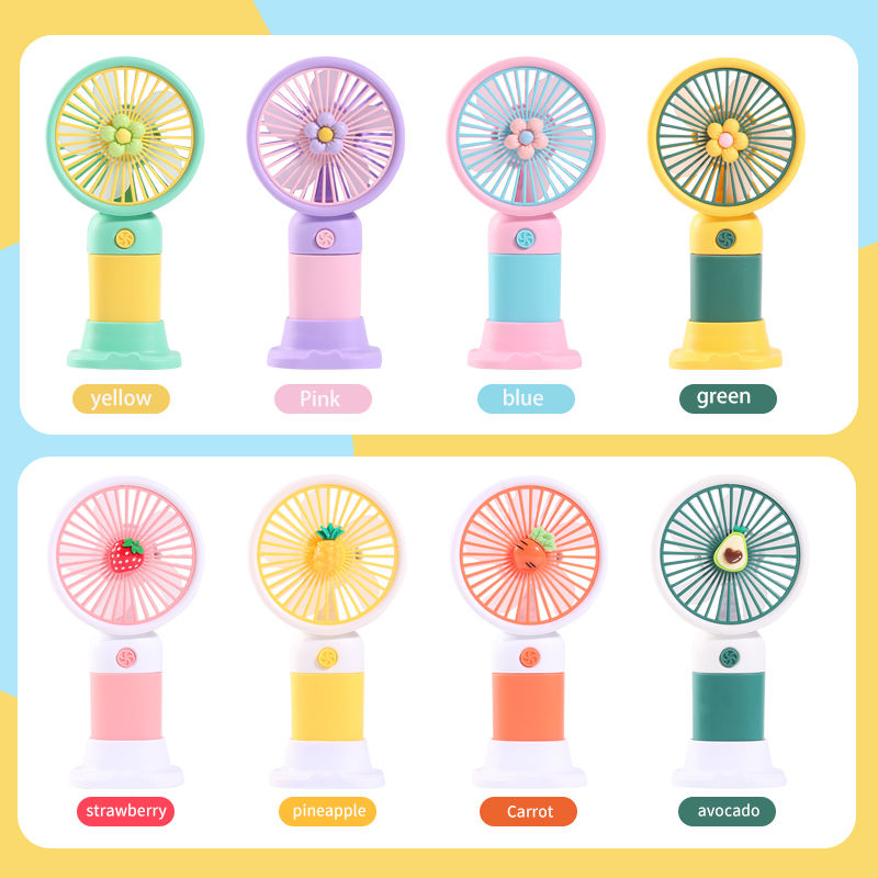 Mini Handheld Cooling Fan – Portable USB Rechargeable Fan (Random Character)
