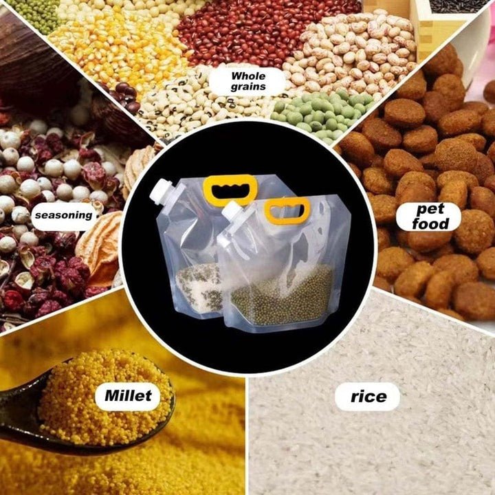 Moisture - Proof Sealed Transparent Food Grade Pouch - Saadiq.pk