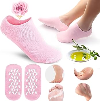 Moisturizing Spa Gel Socks – Deep Hydration Treatment for Soft & Cracked Heels - Saadiq.pk