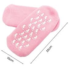 Moisturizing Spa Gel Socks – Deep Hydration Treatment for Soft & Cracked Heels - Saadiq.pk