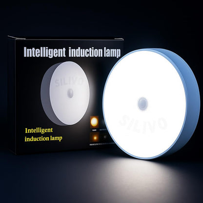 Motion Sensor LED Night Light – Wireless Rechargeable Cabinet & Stair Light with Magnetic Mount (PACK OF 2) - Saadiq.pk