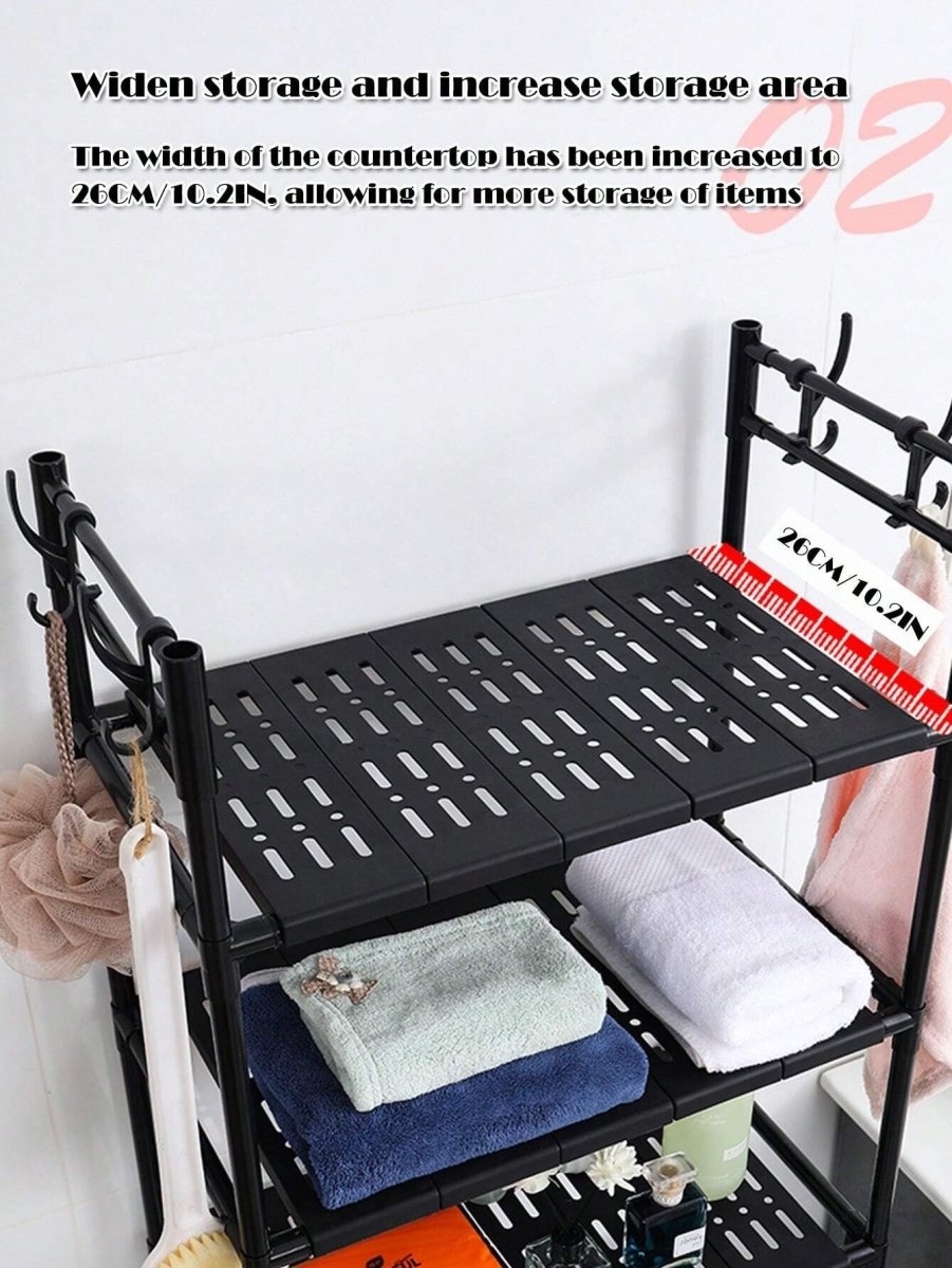 MUGATH Bathroom Space Saver,Over The Washing Machine (3 layer) - Saadiq.pk