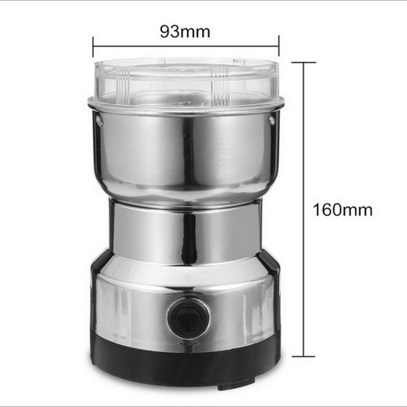 Multi - Functional Electric Stainless Steel Grinder – Coffee, Spices & Masala - Saadiq.pk