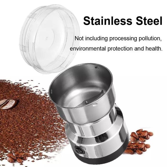Multi - Functional Electric Stainless Steel Grinder – Coffee, Spices & Masala - Saadiq.pk