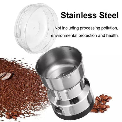 Multi - Functional Electric Stainless Steel Grinder – Coffee, Spices & Masala - Saadiq.pk