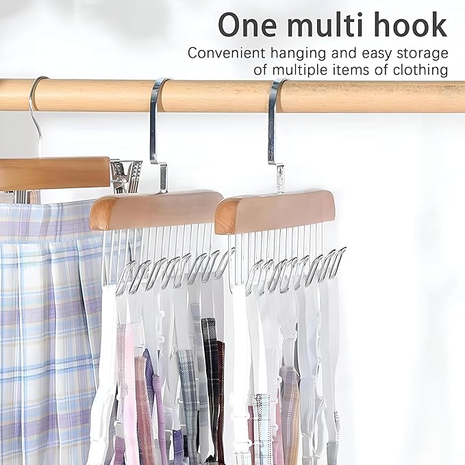 Multi Hook Wall Mount Hanger – Space - Saving Clothes & Accessories Rack - Saadiq.pk