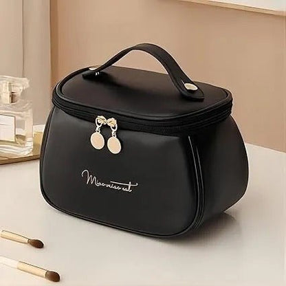 Multifunction Travel Cosmetic Bag – Large Capacity Waterproof Makeup & Toiletry Organizer for Women - Saadiq.pk