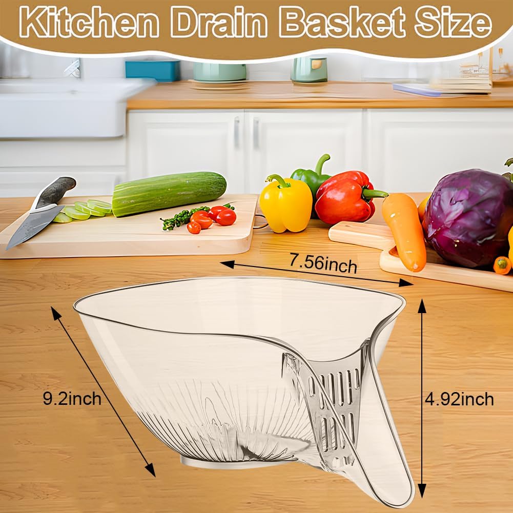 Multifunctional Drain Basket, Kitchen Sink Drain Basket - Saadiq.pk