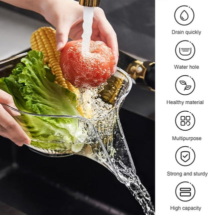 Multifunctional Drain Basket, Kitchen Sink Drain Basket - Saadiq.pk