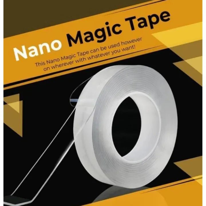 Multipurpose Double - Sided Nano Tape – Strong Washable & Reusable Adhesive - Saadiq.pk