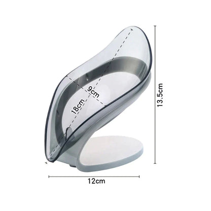 Soap Holder Leaf Shape – Self-Draining Bathroom & Kitchen Soap Dish