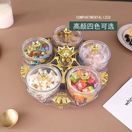 New Luxury Rotating Dry Fruit Dish - Saadiq.pk